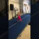 From toddler to tumbler, she's always flipping over obstacles. #gymnasticsworkout