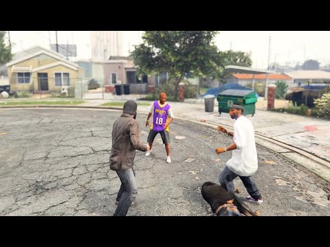 Grand Theft Auto V PS5 - Street Fights With Michael #2 [4K HDR 60fps]