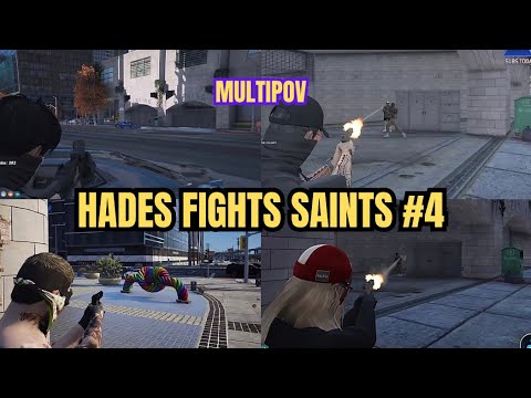 Hades Fights Saints At Alta Street 6v6… (Multipov) | Nopixel 4.0 GTA RP