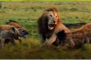 Incredible Moments Hyena Vs Lion Fight Caught On Camera | Animal Fighting