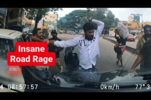 Insane road rage caught on dashcam