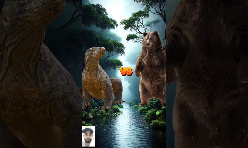 Komodo Vs Animals & Jurassic world  🤯 #animals #trending #animalbattle