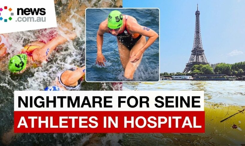 Paris’ worst fears as Olympic athlete hospitilised after swimming in the river Seine