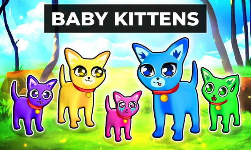 Playing as a BABY KITTEN in Roblox!