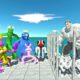 Rainbow Friends Rescues Stone Hulk Team and Fight - Animal Revolt Battle Simulator