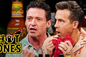 Ryan Reynolds and Hugh Jackman Go Claws Out While Eating Spicy Wings | Hot Ones