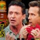 Ryan Reynolds and Hugh Jackman Go Claws Out While Eating Spicy Wings | Hot Ones