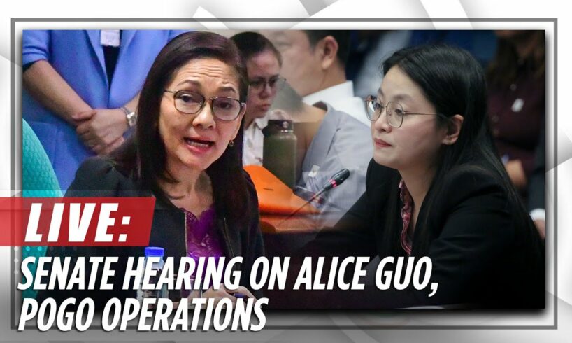 Senate resumes probe into Alice Guo, POGO operations | ABS-CBN News