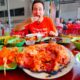 Street Food in Malaysia!! 🇲🇾 EXTREME FISH BBQ + Curry Noodles in Penang Mainland!!