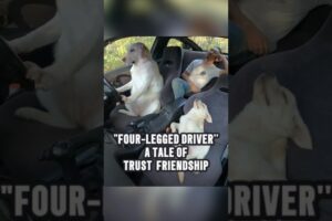 The Dog That Became a Driving Pro #animals