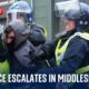 UK riots: Violence escalates in Middlesbrough as rioters confront police