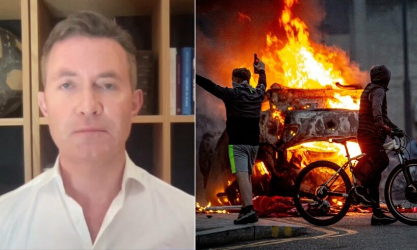 ‘Completely appalling’: Douglas Murray condemns riots raging across the UK