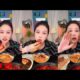 【XiaoYu ASMR】대창 동파육 새우 족발 중국 먹방 샤오위 실시간라이브편집。CHINESE FOOD。300724。8