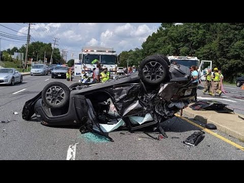 INSANE CAR CRASHES COMPILATION - IDIOT IN CAR/TRUCK 2024 - DASHCAM FAILS/ NEAR MISS #9