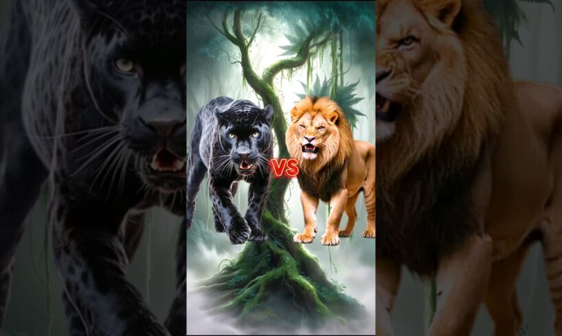 Black Leopard vs Animals & Monsterverse #animalbattle