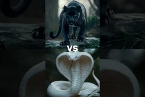 Black Panther Vs White Animals ( White Tiger, White Snake,White Fox, Zebra,Rhino) #anime