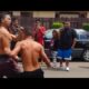 Boxers in street fights