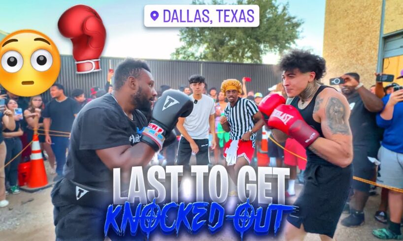 CRAZY LAST TO GET KNOCKED OUT IN DALLAS HOOD👀😳🔥…