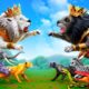 Clash of Kings: Black Lion vs White 🦁 Battle for the Animal Kingdom | 3D Animals Cartoon 2024