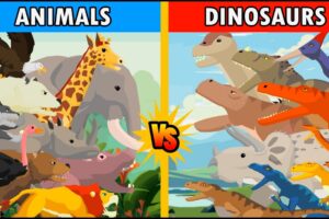 Dinosaur vs Wild Animals [S1] | Animal Animation