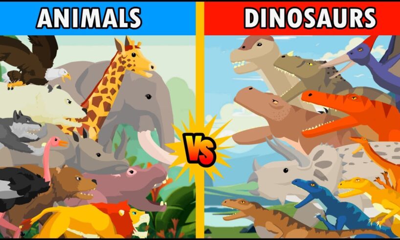 Dinosaur vs Wild Animals [S1] | Animal Animation