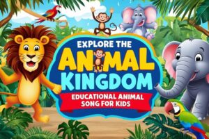 Explore the Animal Kingdom! 🦁🐘 | Educational Animal Song with Lyrics For Kids