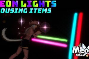 FFXIV: Neon Lights Are Awesome - 7.0 Housing Items