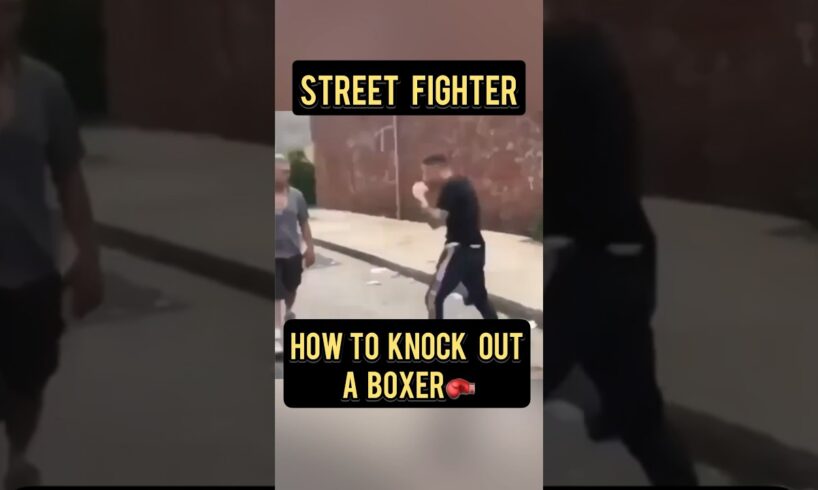 How to knock out a boxer. Street fighter. Street fighter vs. Boxer#selfdefence #powerpunch