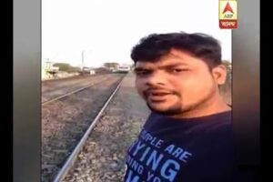 Hyderabad boy hit by train while taking selfie, video captured in mobile