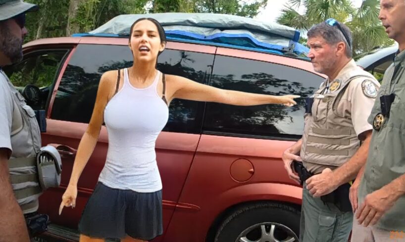 Karen Fights Police When Kicked From Campground & Gets BF Arrested