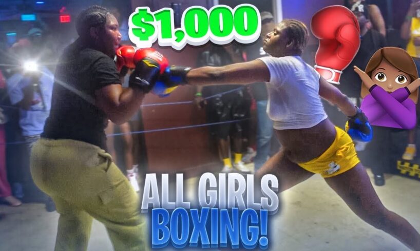 LAST TO GET KNOCKED OUT! *ALL GIRLS BOXING* 😳🥊