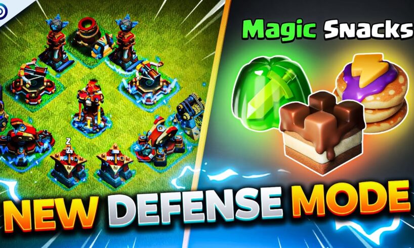 NEW SUPERCHARGED Defenses are AWESOME + MAGIC SNACKS | Sneak Peek 2 Clash of Clans