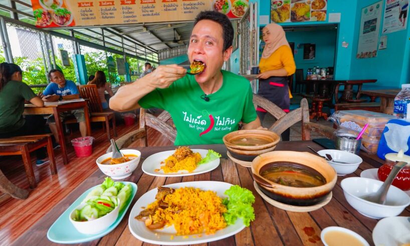 Thai Street Food!! 🇹🇭 Biryani + MASSAMAN CURRY - Must Eat in Krabi, Thailand!!