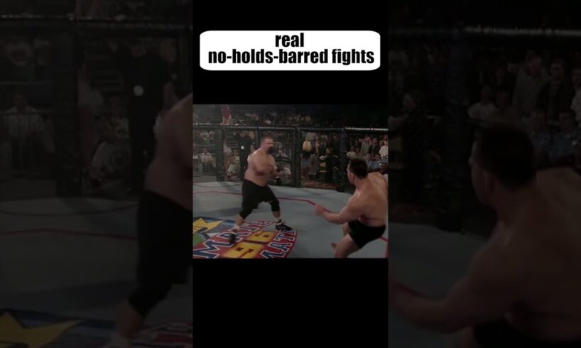 That's why the early UFC tournaments were called NO-HOLDS-BARRED FIGHTS #shorts