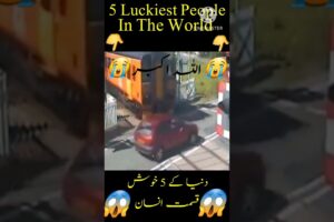 Top 5 Luckiest People caught on camera | Luckiest people ever | Luckiest people on earth 😭😱 ||