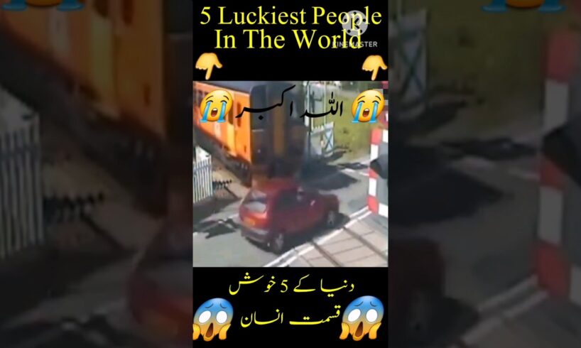 Top 5 Luckiest People caught on camera | Luckiest people ever | Luckiest people on earth 😭😱 ||