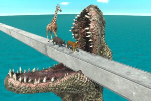 Which Animal Escaped From the Giant Tyrannosaurus Heads? - Animal Revolt Battle Simulator