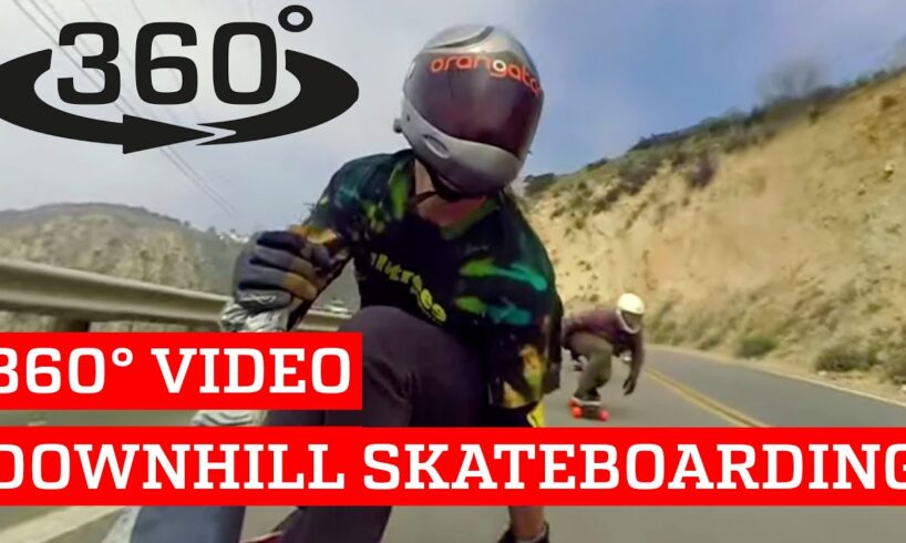 Awesome Downhill Skateboarding VR (360° Video!)