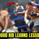 Boxer HUMBLES Cocky Hood Kid Who Thinks He Can Fight