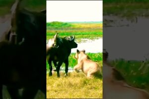 Buffalo vs Lion Ambush: Shocking Wild Encounter