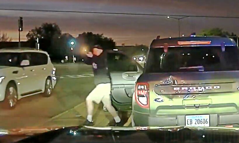 Dashcam Video Shows Suspect Firing Shotgun at Officers Following Pursuit