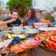 EXTREME Street Food in Africa!! Huge RED SNAPPER in Madagascar!