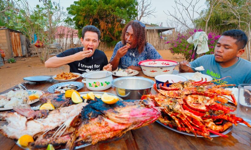 EXTREME Street Food in Africa!! Huge RED SNAPPER in Madagascar!