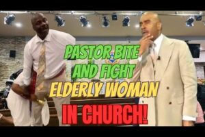 FALSE PASTOR BITE AND FIGHT ELDERLY WOMAN IN CHURCH APOSTLE GINO JENNINGS SAID THIS #holiness