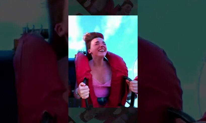 FUNNY GIRL | RIDE FAIL SLINGHOT MOMENT #short  #slingshot #fail #moment #epic #vlog #prankvideo