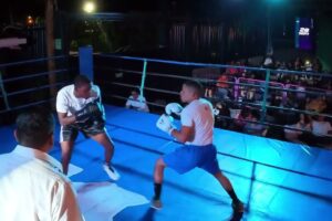 HHF boxing pelea de yefry pk vs Derek Gonzales  en cieba