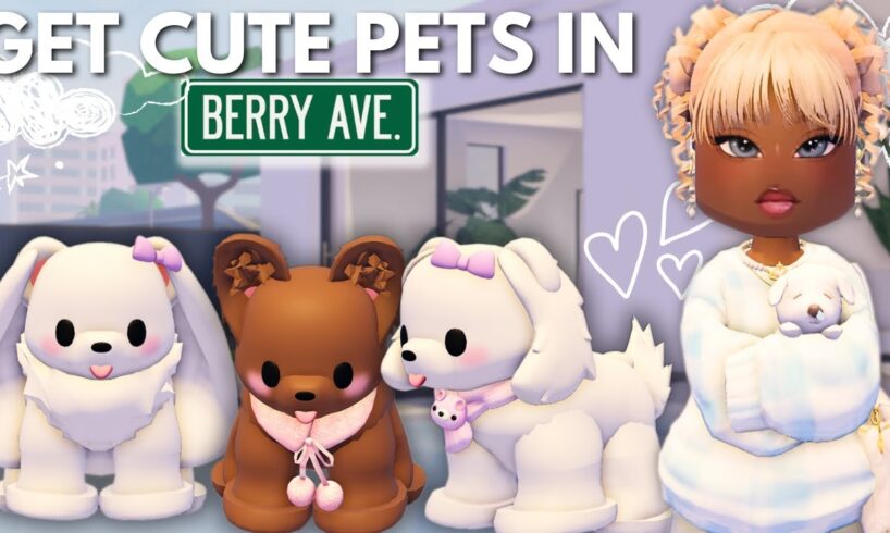 HOW TO GET PUPPIES IN BERRY AVENUE 🐶🦴