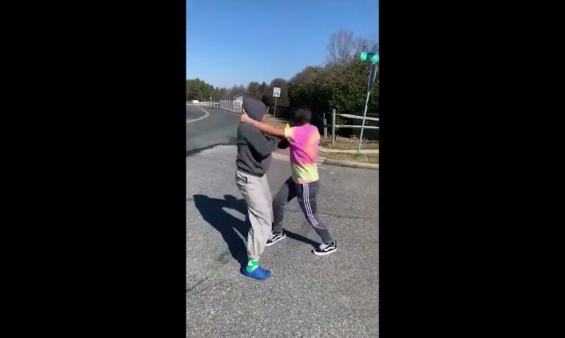 Hood Girl Street Fight #3