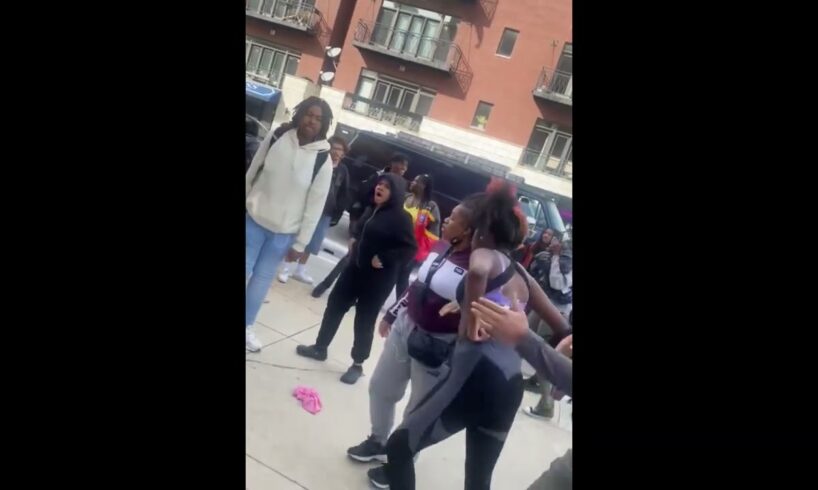 Hood Girl Street Fight #5