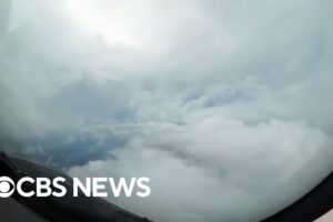 Hurricane hunters fly through Hurricane Milton, capturing videos of massive storm